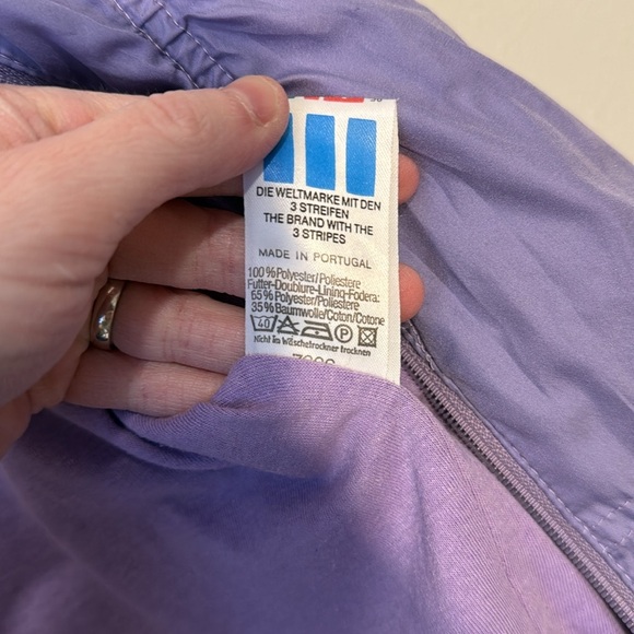 Vintage Women’s Adidas Track Jacket Lavender Size Small - Picture 8 of 8